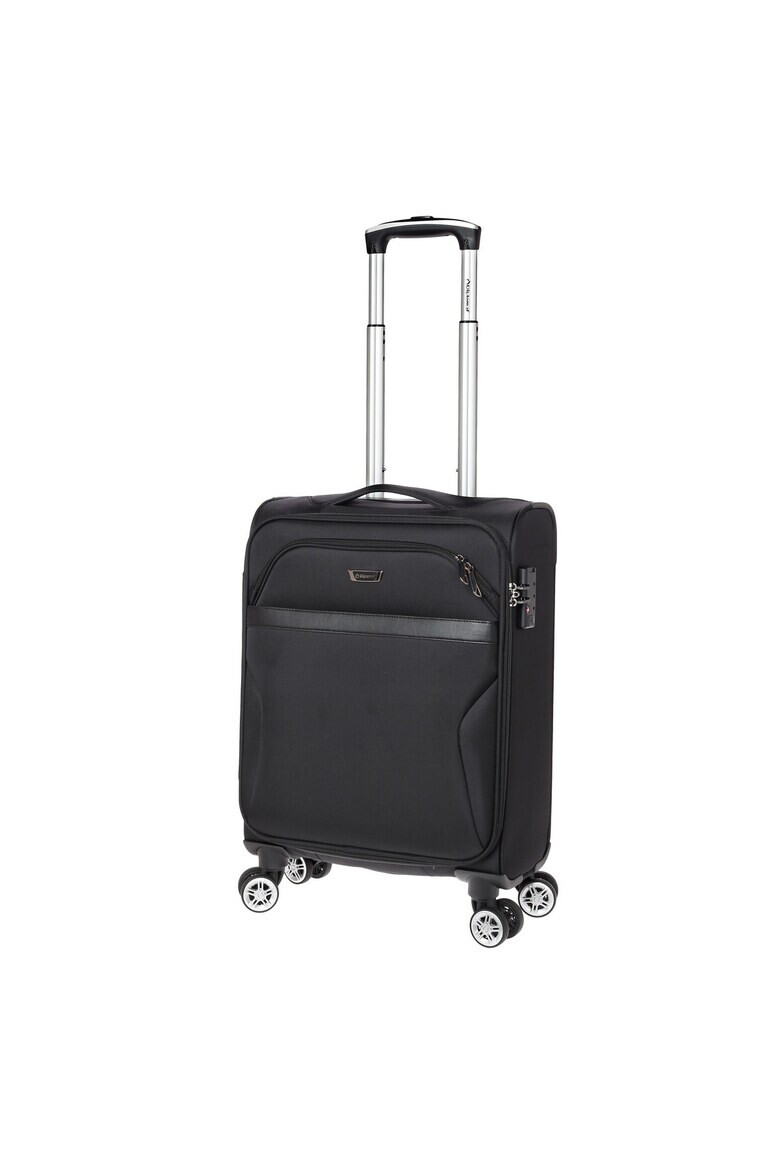 Diplomat Set Trolere Extensibile Poliester 4 Roti Duble Cifru TSA ZC 998 - 3 Piese Negru - Pled.ro