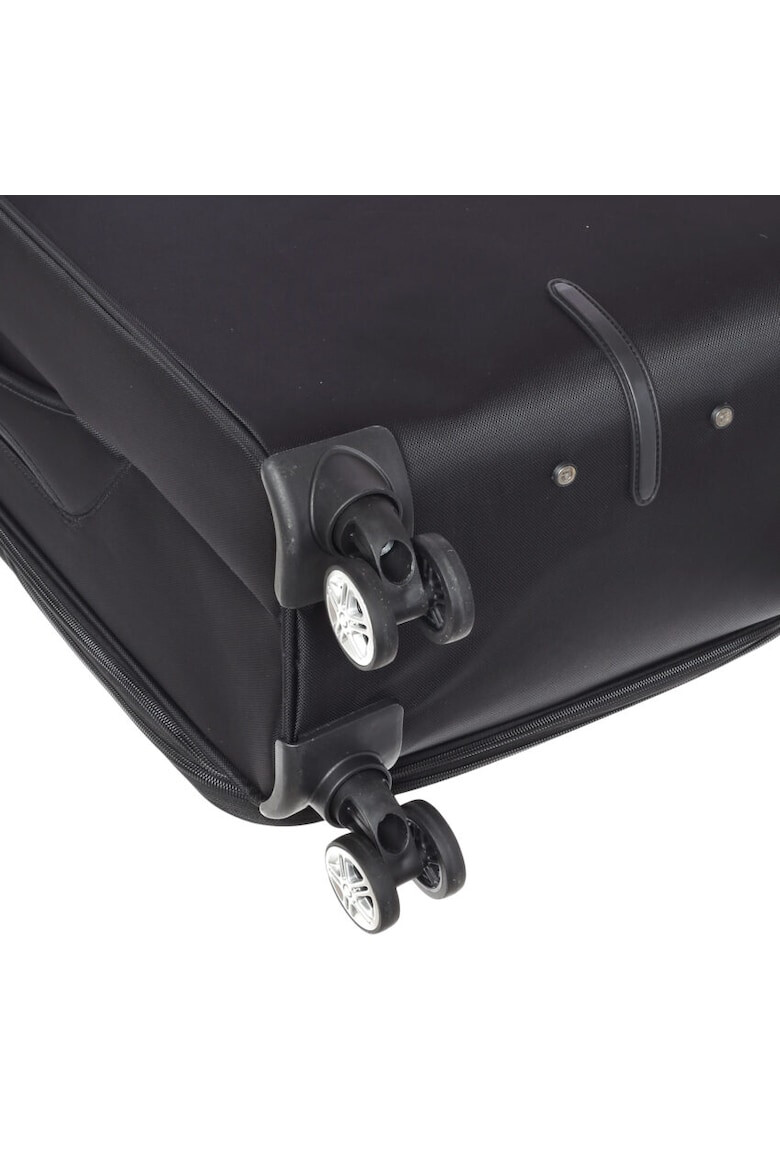 Diplomat Set Trolere Extensibile Poliester 4 Roti Duble Cifru TSA ZC 998 - 3 Piese Negru - Pled.ro