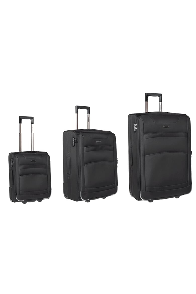 Diplomat Set Trolere Extensibile ZC 6019 - 3 Piese Negru - Pled.ro