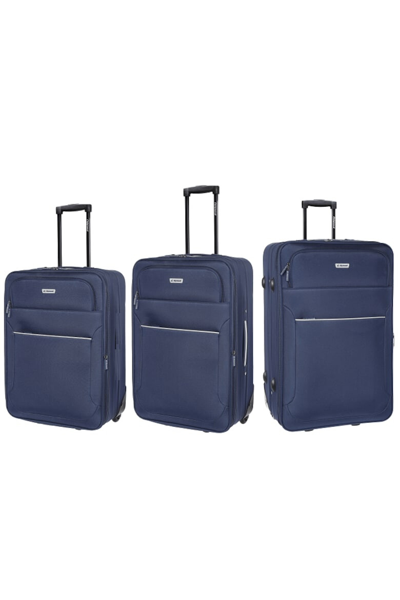 Diplomat Set Trolere ZC 3002 - 3 Piese Bleumarin - Pled.ro