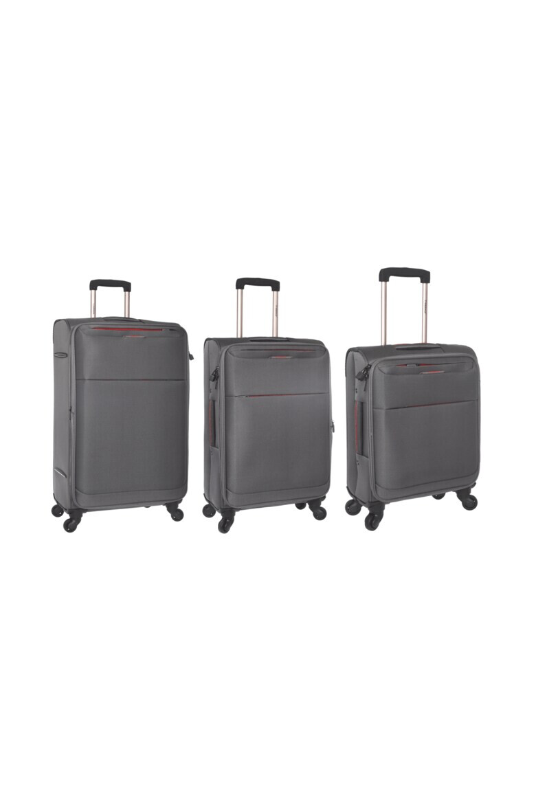 Diplomat Set Trolere ZC 6040 4 Roti 3 Piese Gri - Pled.ro