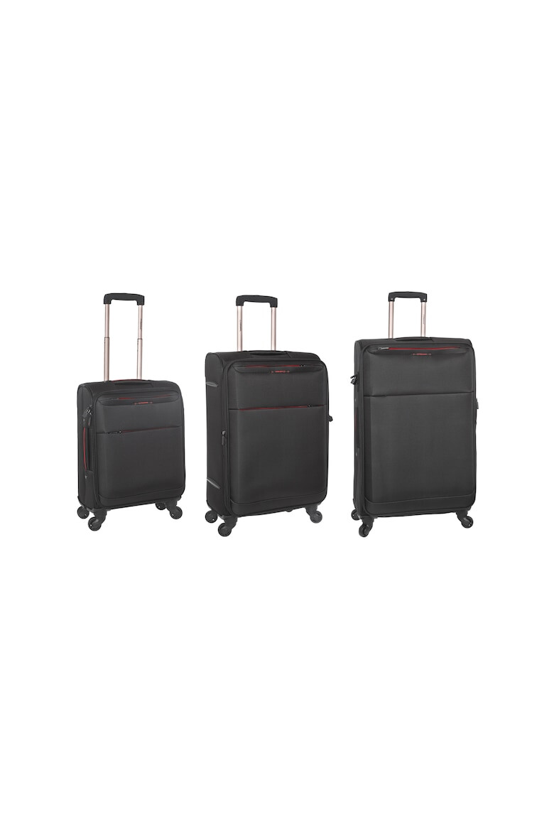 Diplomat Set Trolere ZC 6040 4 Roti 3 Piese Negru - Pled.ro