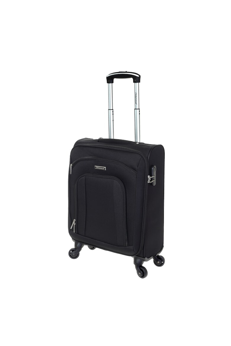 Diplomat Troler Cabina 4 Roti ZC 444 - 55 cm Negru - Pled.ro