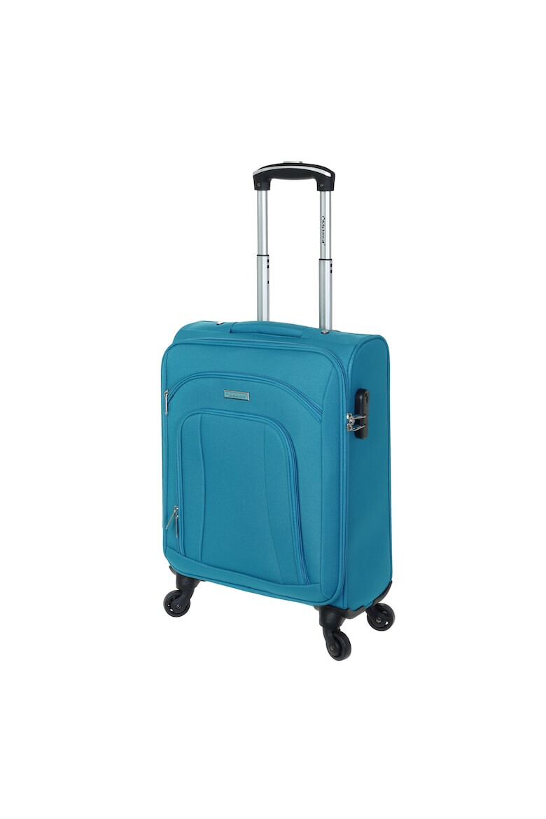 Diplomat Troler Cabina 4 Roti ZC 444 - 55 cm Turcoaz - Pled.ro