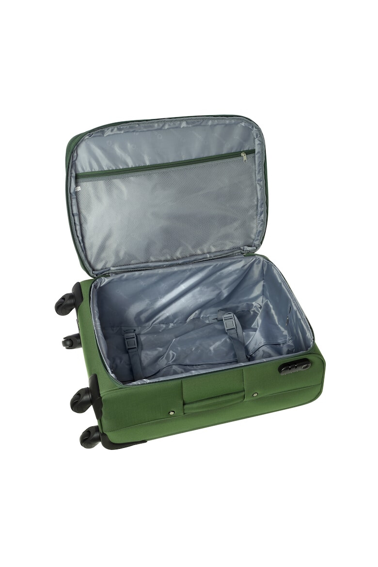 Diplomat Troler Cabina 4 Roti ZC 615 - 54 cm Verde - Pled.ro