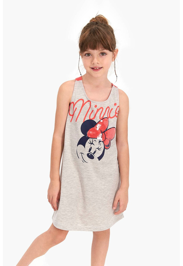 Disney Camasa de noapte fara maneci cu imprimeu Minnie Mouse - Pled.ro