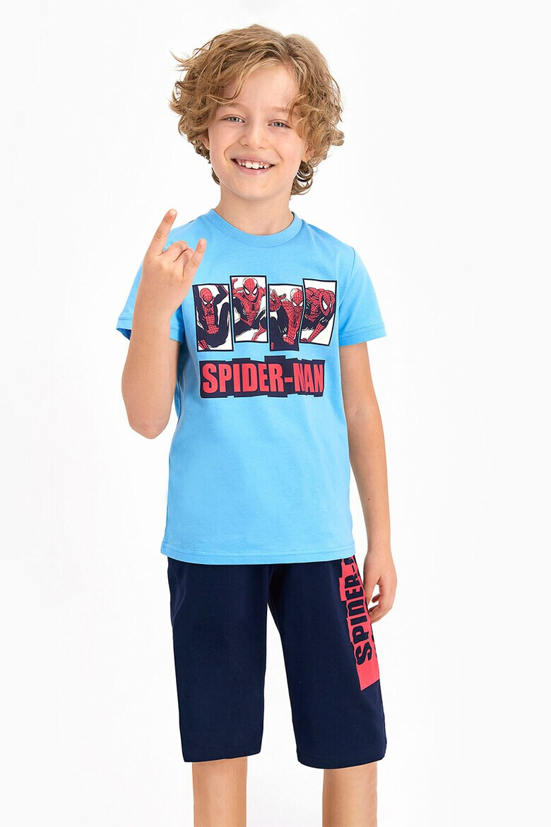 Disney Pijama cu imprimeu cu Spiderman - Pled.ro