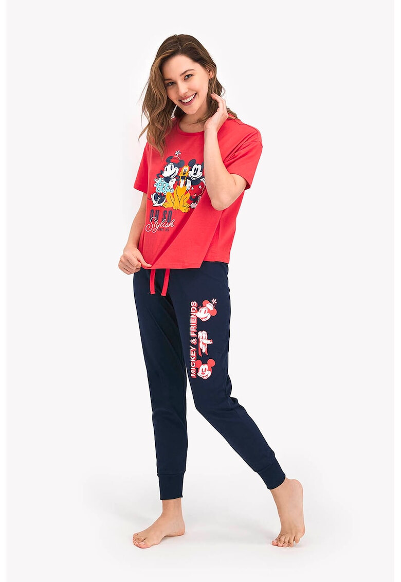 Disney Pijama cu imprimeu si pantaloni lungi - Pled.ro