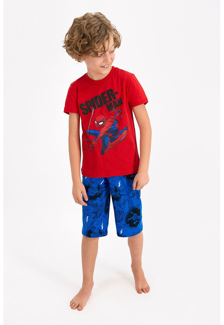 Disney Pijama scurta de jerseu cu imprimeu cu Spiderman - Pled.ro