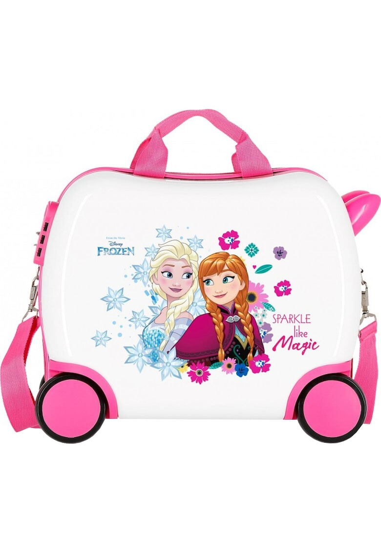 Disney Valiza calatorie Frozen Sparkle Like Magic ABS 4 roti - Pled.ro