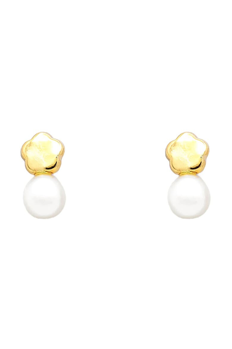 DIVA PEARLS Cercei de aur de 14K cu perle - Pled.ro