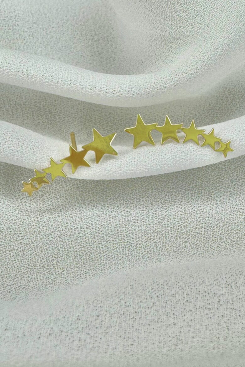 DIVA PEARLS Cercei de aur de 14K Lulu Star - Pled.ro