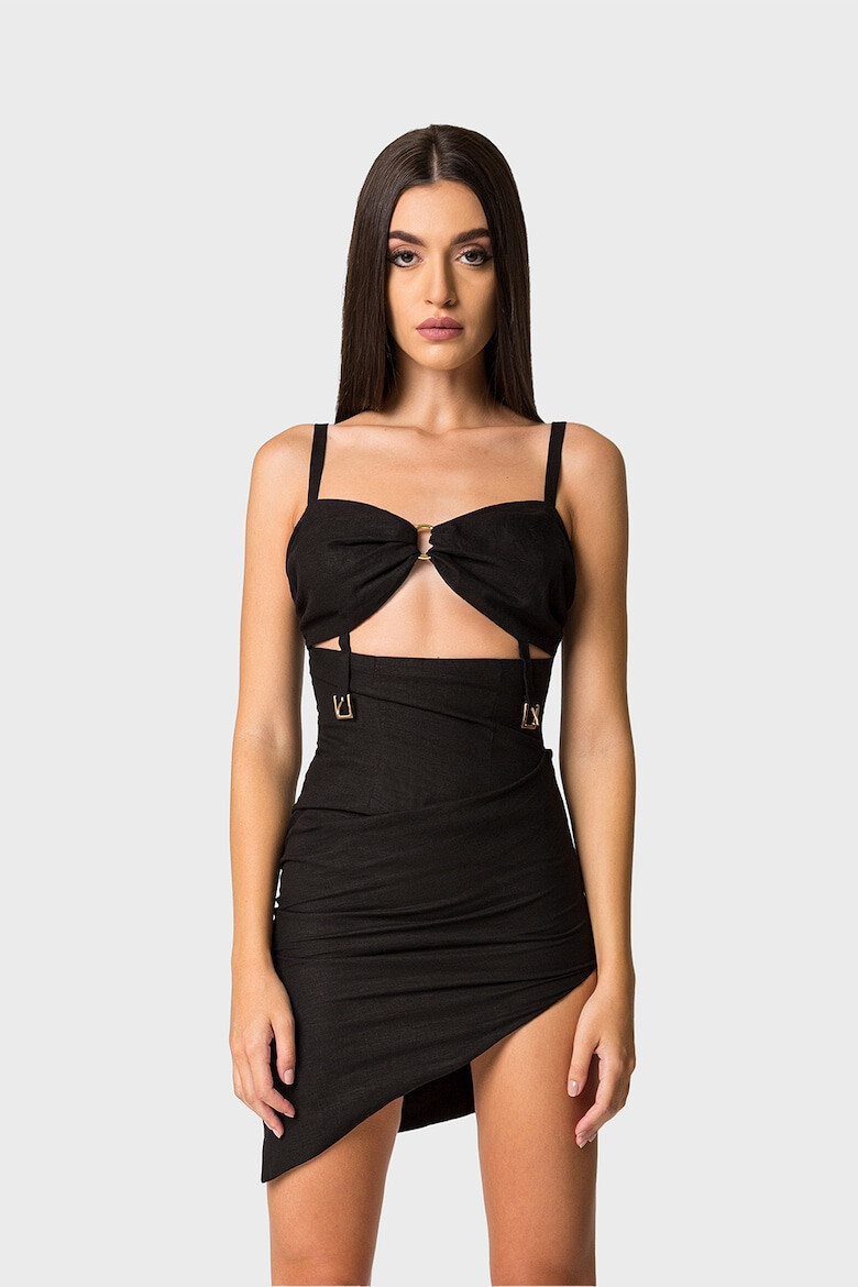 Divalo Rochie asimetrica cu decupaj frontal - Pled.ro