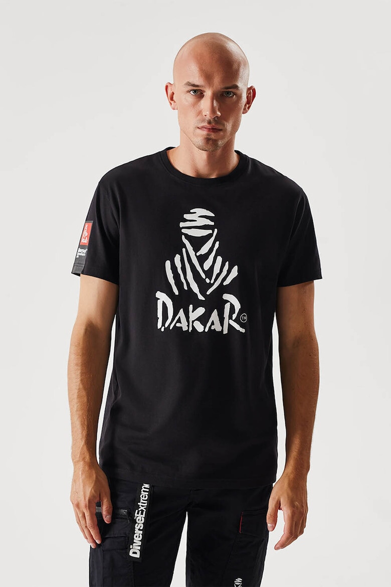 DIVERSE Tricou de bumbac cu imprimeu Dakar - Pled.ro