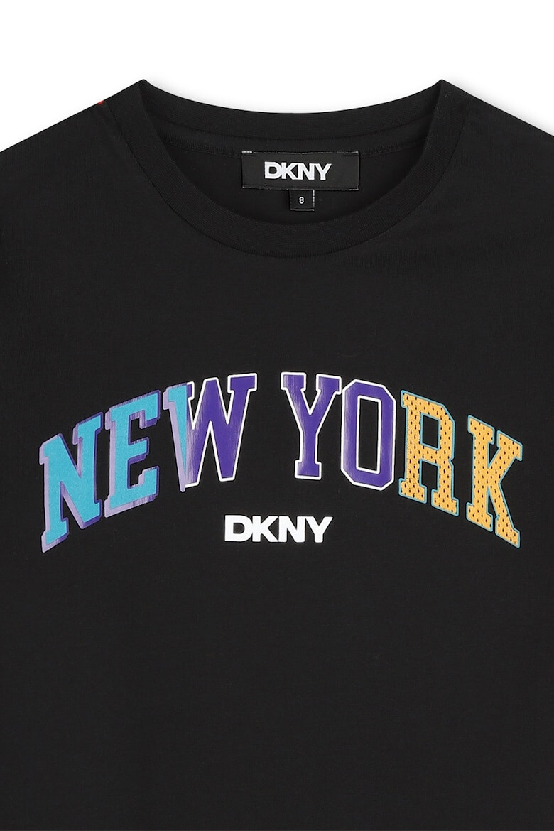 DKNY Bluza cu imprimeu text - Pled.ro