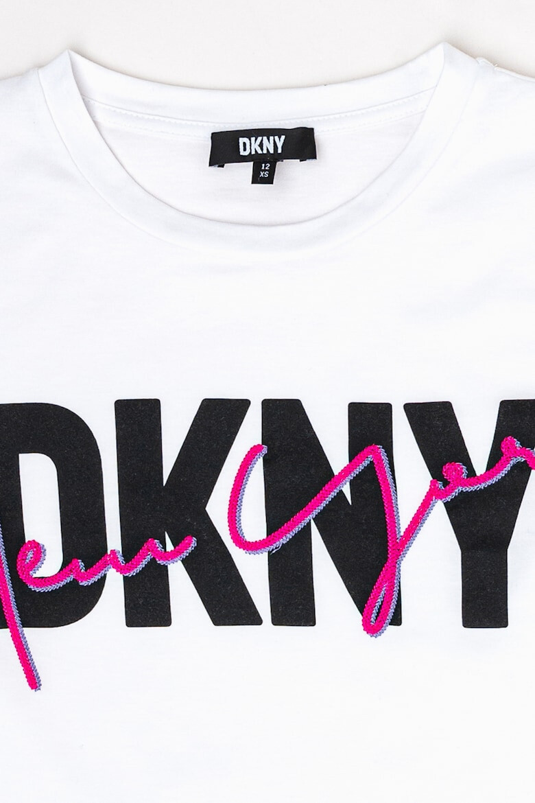 DKNY Bluza de bumbac cu imprimeu logo - Pled.ro