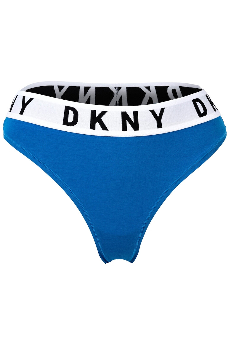 DKNY Chiloti tanga cu banda logo in talie - Pled.ro