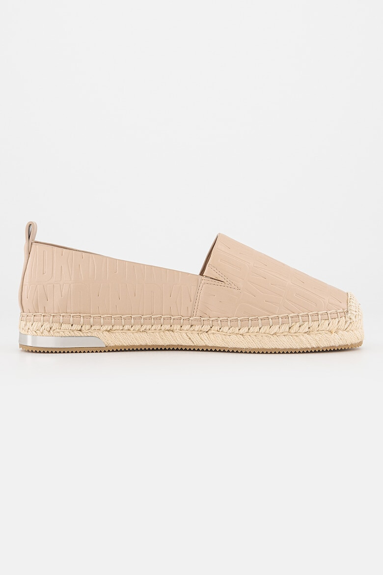 DKNY Espadrile din piele ecologica cu logo Makalina - Pled.ro