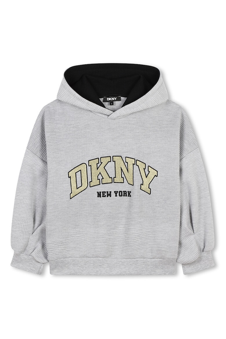 DKNY Hanorac cu maneci cazute si broderie logo - Pled.ro