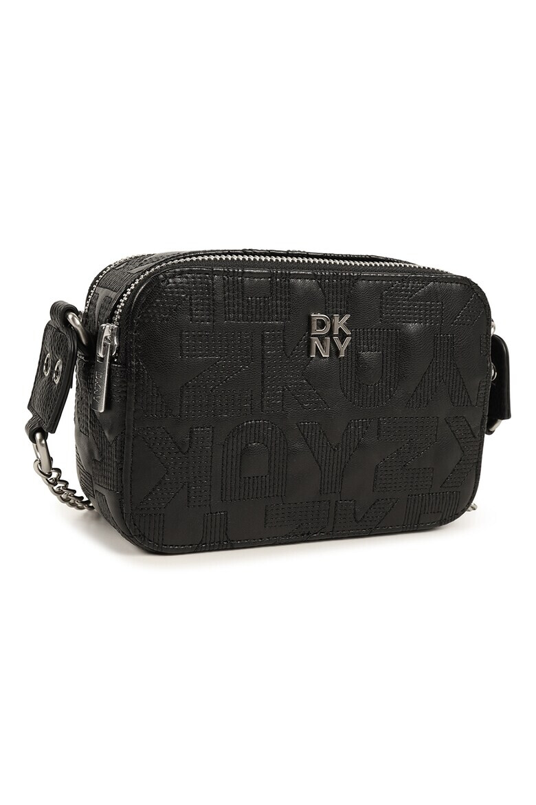 DKNY Geanta crossbody din piele ecologica cu logo cusut - Pled.ro