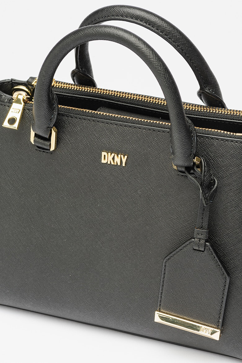 DKNY Geanta de piele cu bareta de umar si logo Belle - Pled.ro