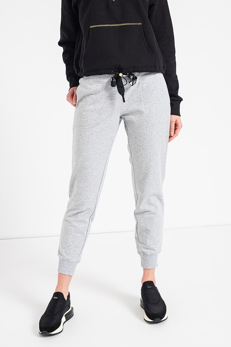 DKNY Pantaloni crop cu buzunare oblice pentru antrenament - Pled.ro