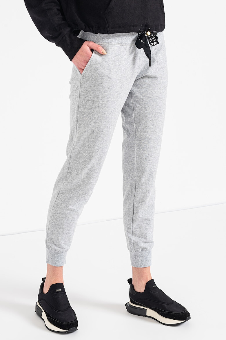 DKNY Pantaloni crop cu buzunare oblice pentru antrenament - Pled.ro