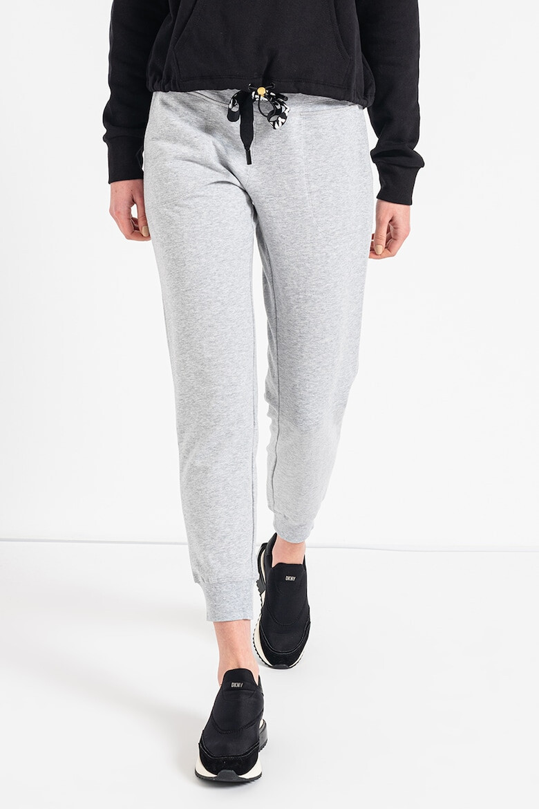 DKNY Pantaloni crop cu buzunare oblice pentru antrenament - Pled.ro