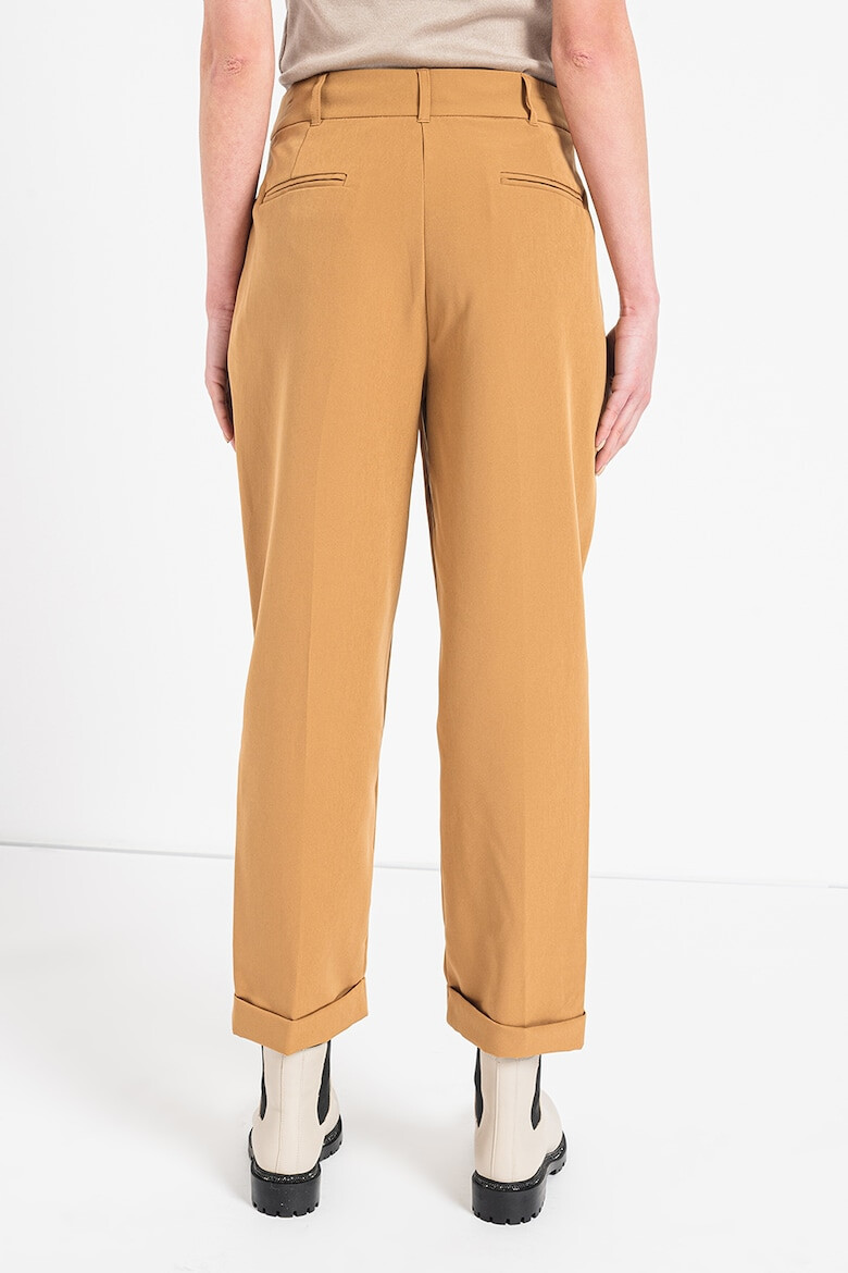 DKNY Pantaloni crop cu talie inalta - Pled.ro