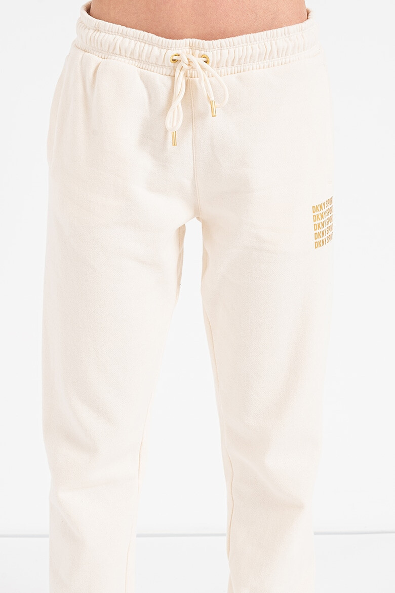 DKNY Pantaloni cu imprimeu logo pentru fitness - Pled.ro