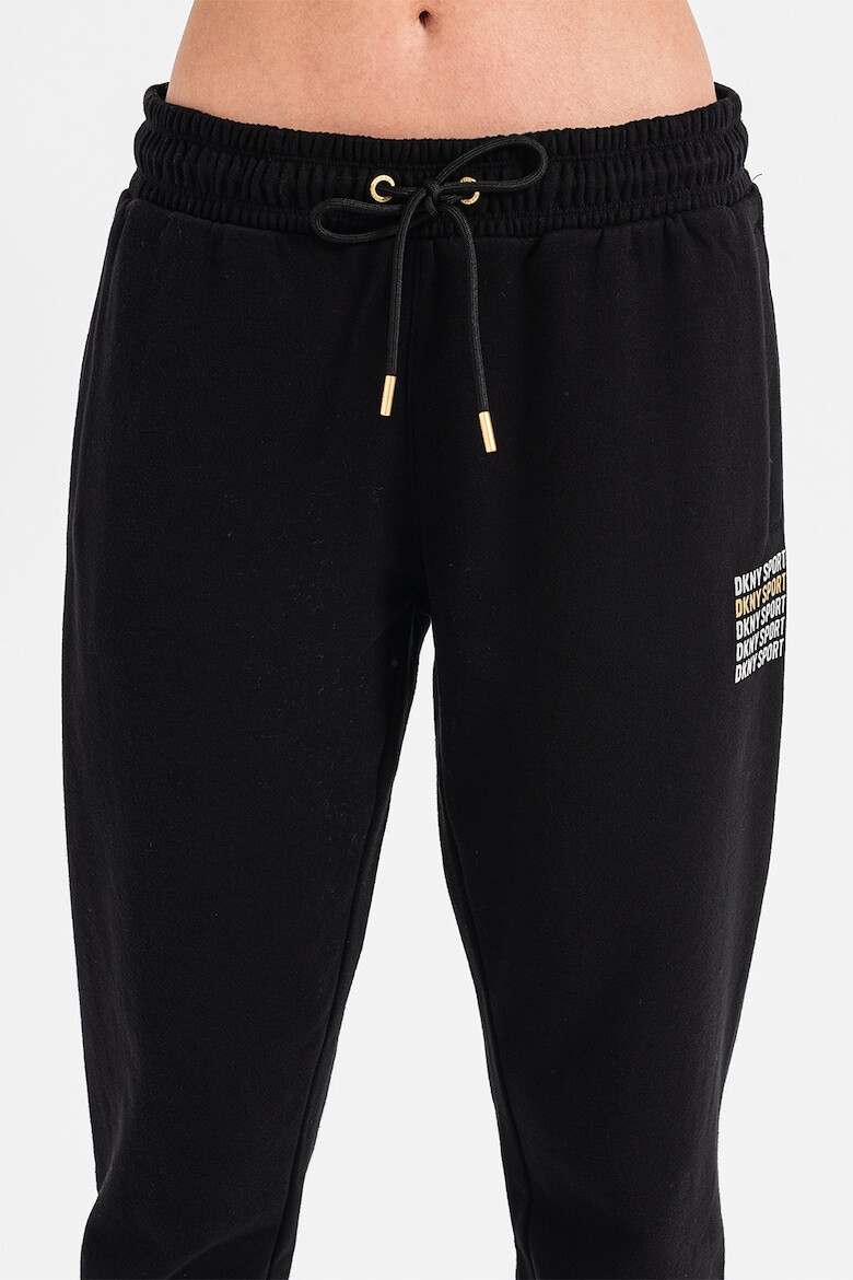 DKNY Pantaloni cu imprimeu logo pentru fitness - Pled.ro