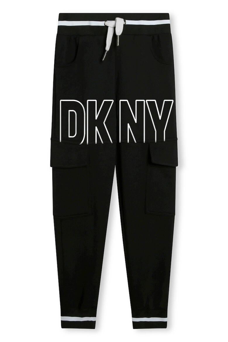 DKNY Pantaloni de trening cu imprimeu logo - Pled.ro