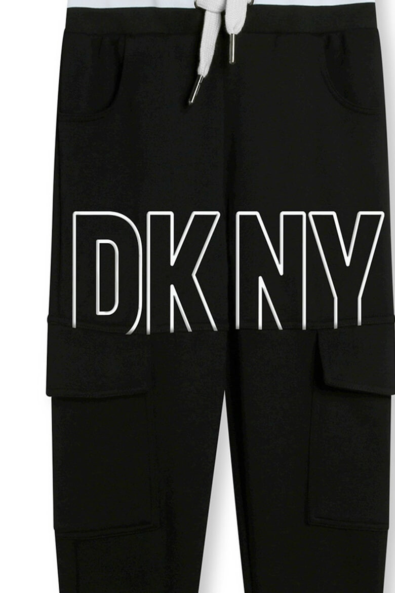 DKNY Pantaloni de trening cu imprimeu logo - Pled.ro