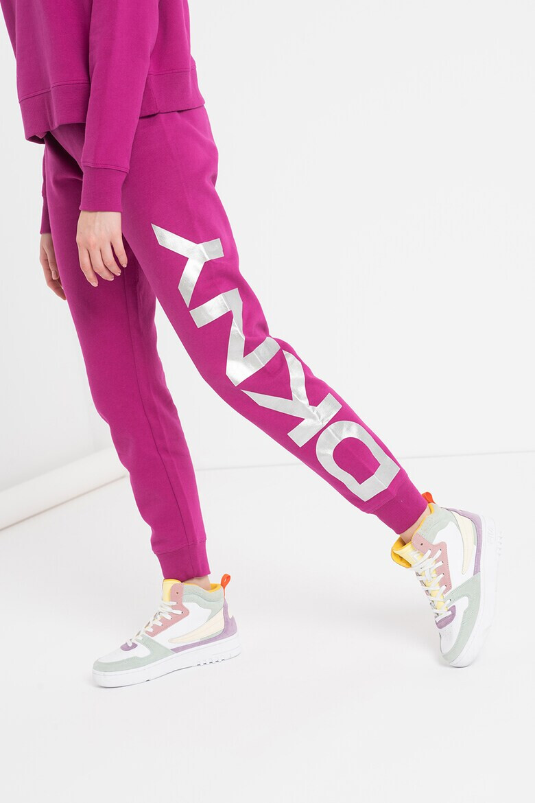 DKNY Pantaloni sport cu imprimeu logo pentru fitness - Pled.ro