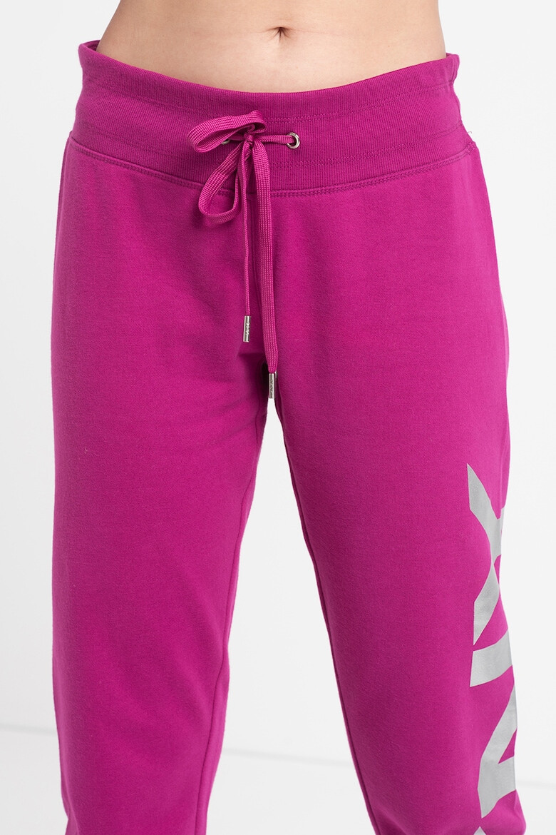 DKNY Pantaloni sport cu imprimeu logo pentru fitness - Pled.ro