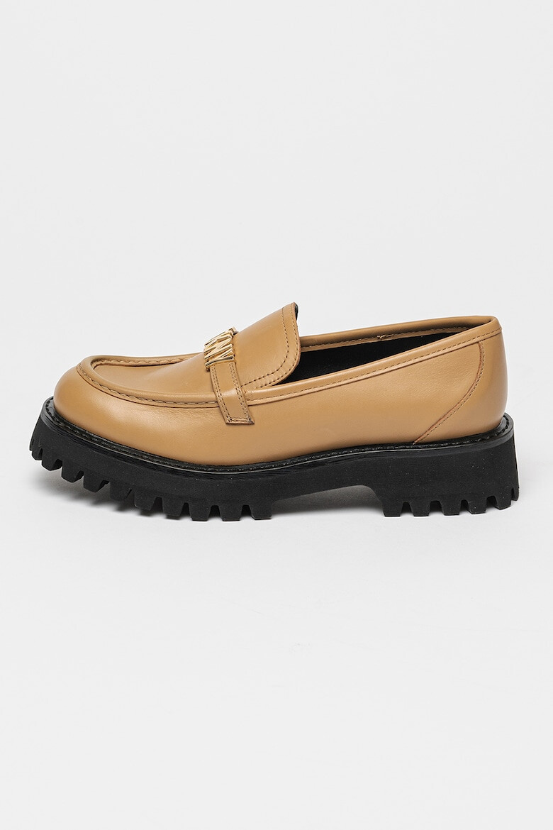 DKNY Pantofi loafer din piele cu detalii logo - Pled.ro