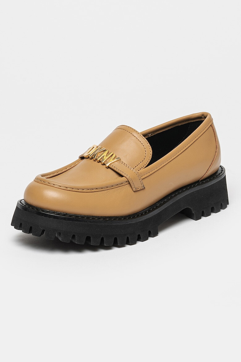 DKNY Pantofi loafer din piele cu detalii logo - Pled.ro