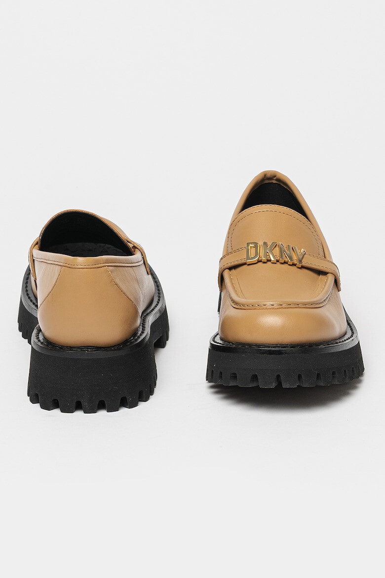 DKNY Pantofi loafer din piele cu detalii logo - Pled.ro