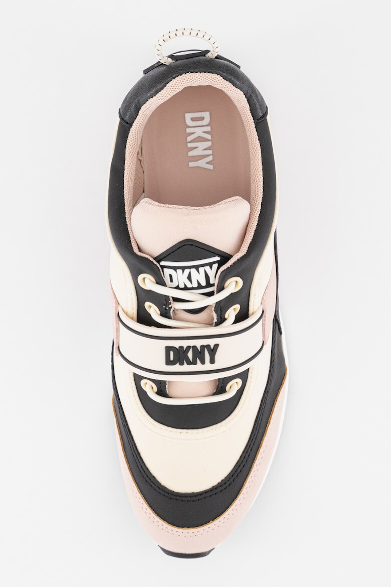 DKNY Pantofi sport cu talpa wedge si model colorblock Aislin - Pled.ro