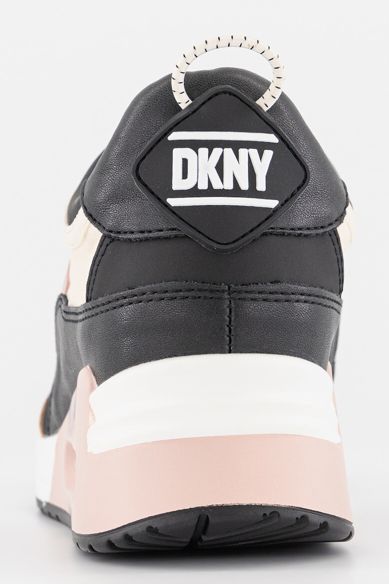 DKNY Pantofi sport cu talpa wedge si model colorblock Aislin - Pled.ro