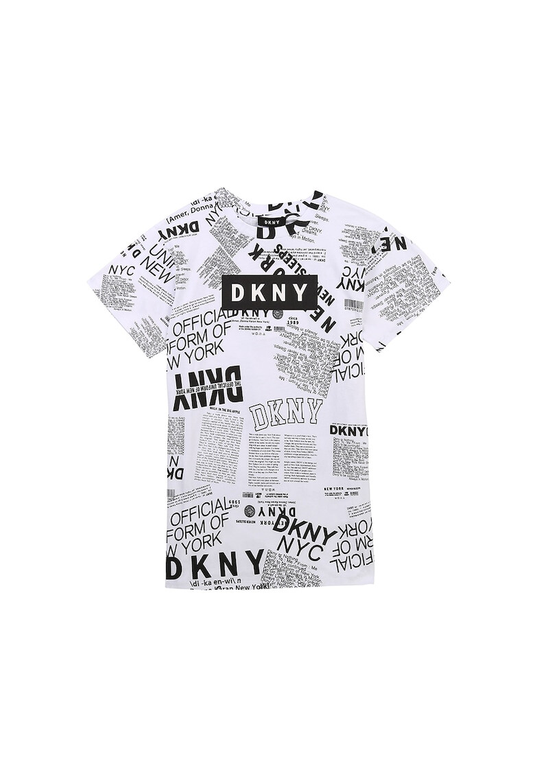 DKNY Rochie cu model logo - Pled.ro