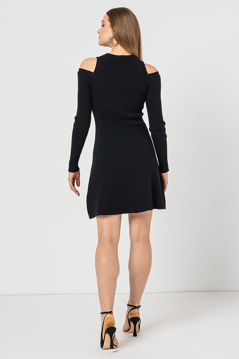 DKNY Rochie mini cu decupaj pe umar - Pled.ro