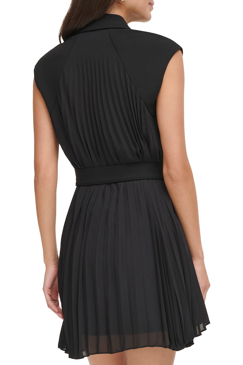 DKNY Rochie scurta cu pliuri si curea in talie - Pled.ro