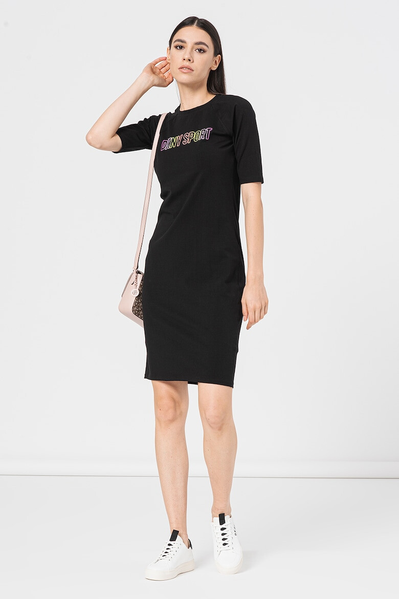 DKNY Rochie-tricou cu aplicatie logo pentru antrenament - Pled.ro