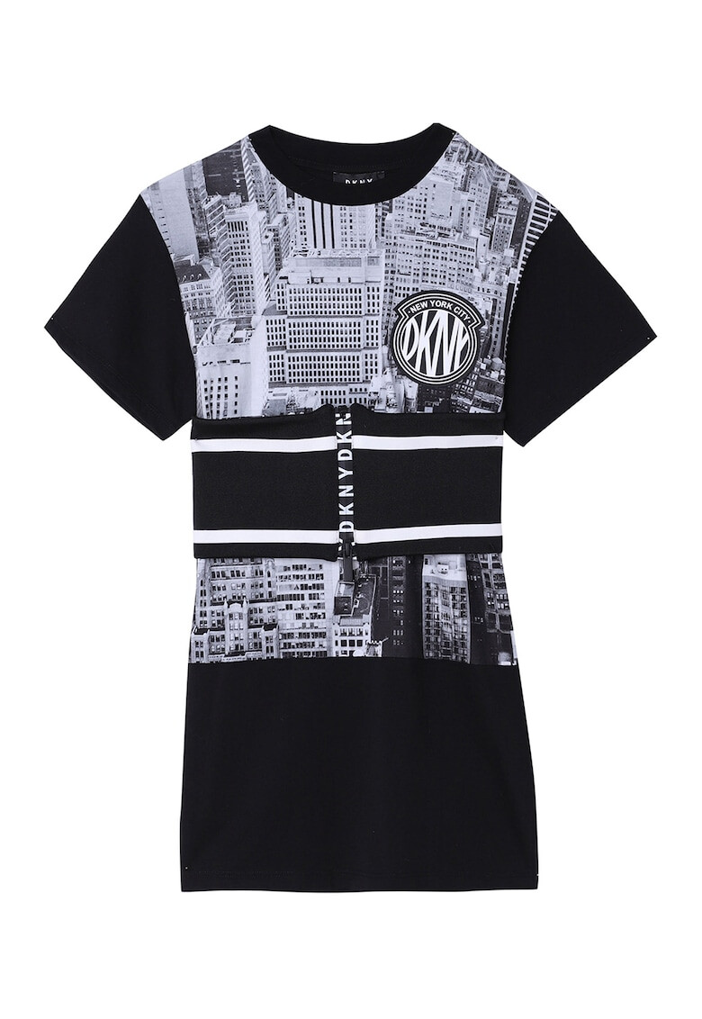 DKNY Rochie tricou cu imprimeu grafic - Pled.ro