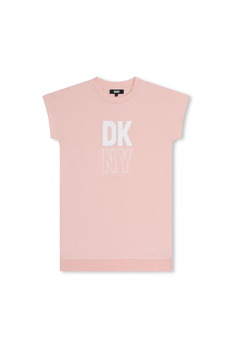 DKNY Rochie-tricou cu imprimeu logo - Pled.ro