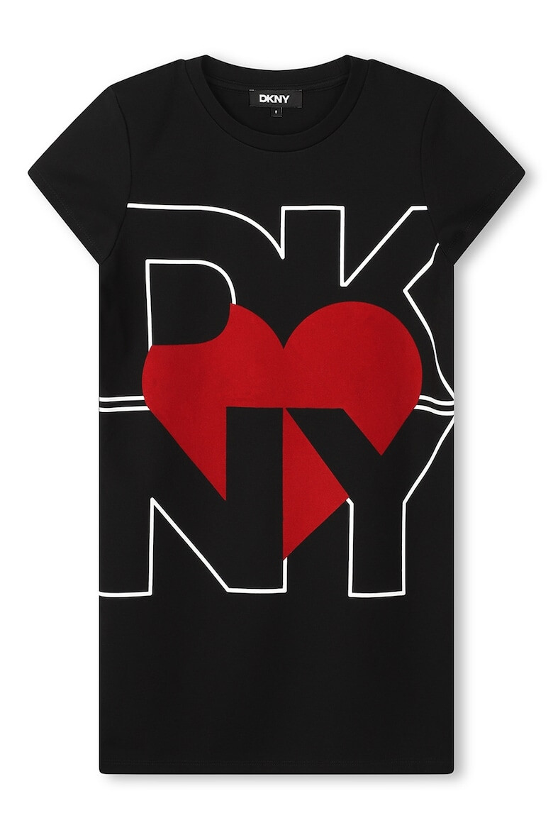 DKNY Rochie-tricou cu imprimeu logo - Pled.ro