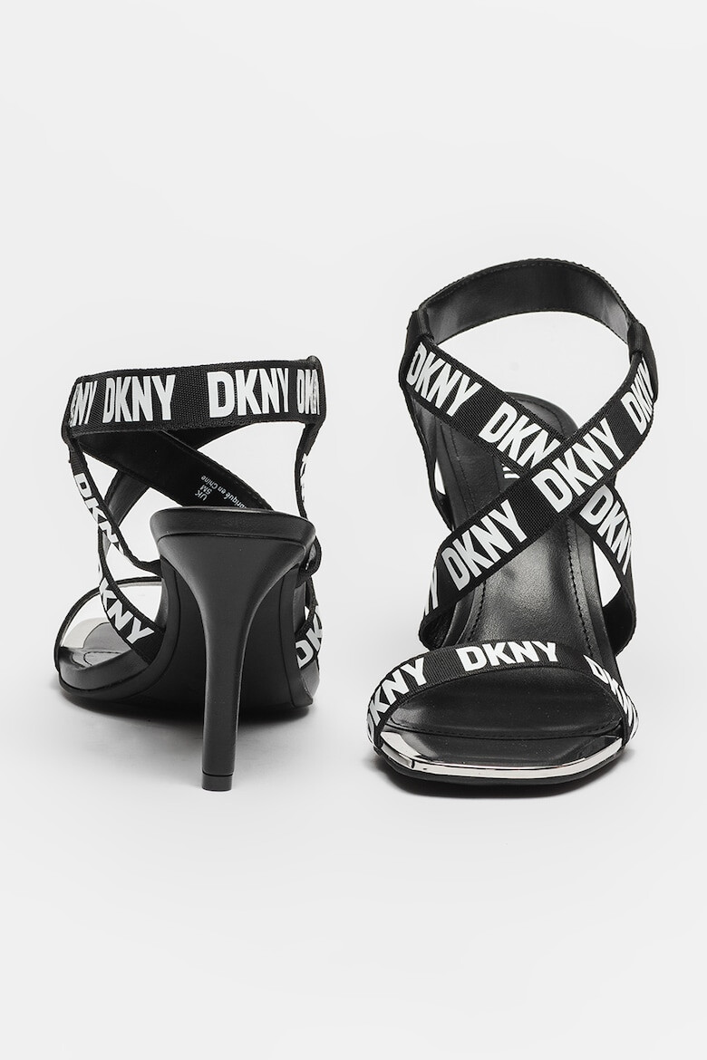 DKNY Sandale cu toc inalt din material textil Bani - Pled.ro