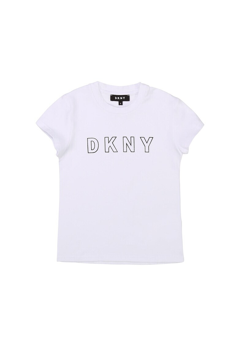 DKNY Tricou cu imprimeu si decolteu rotund - Pled.ro