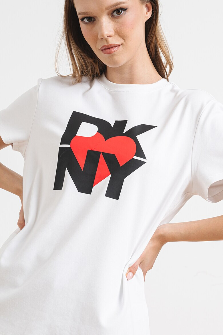 DKNY Tricou cu logo din amestec de modal - Pled.ro